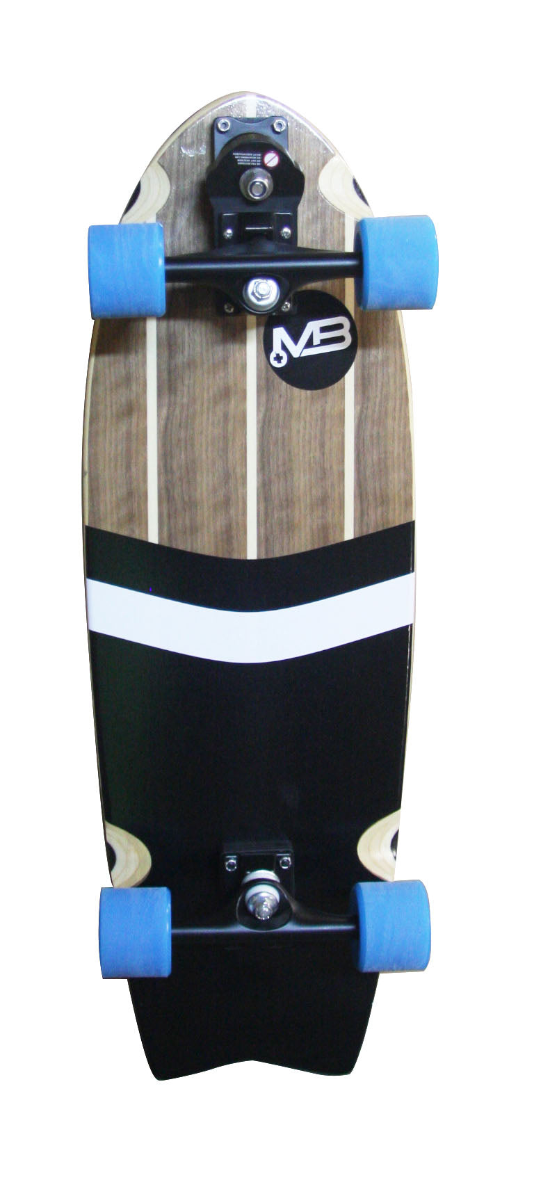 Manual Surfskate Wood & Black